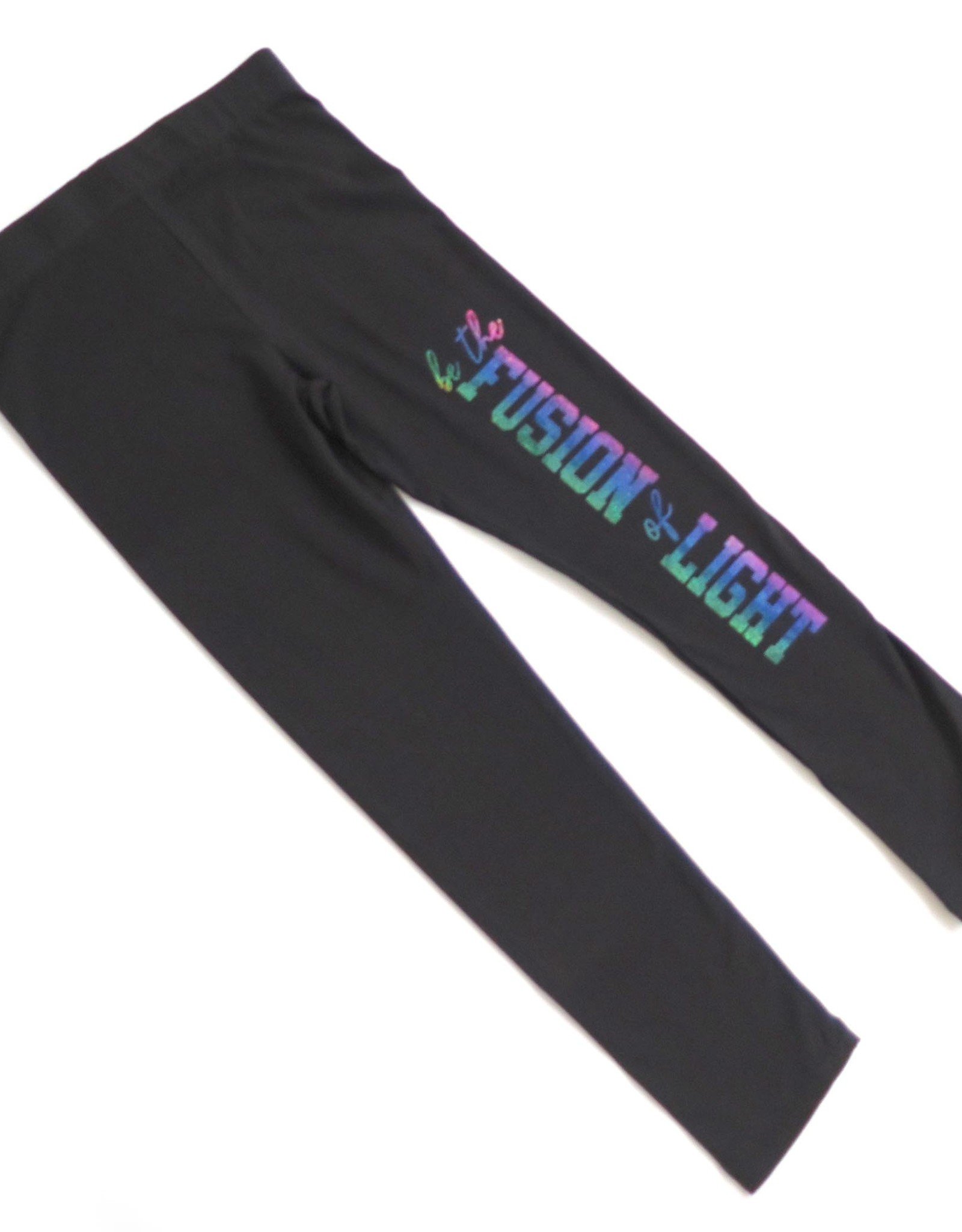 T Star Collection "Be The Fusion of Light" Leggings (XL) by T Star Collection, Manifest Song Performer T Star Verse