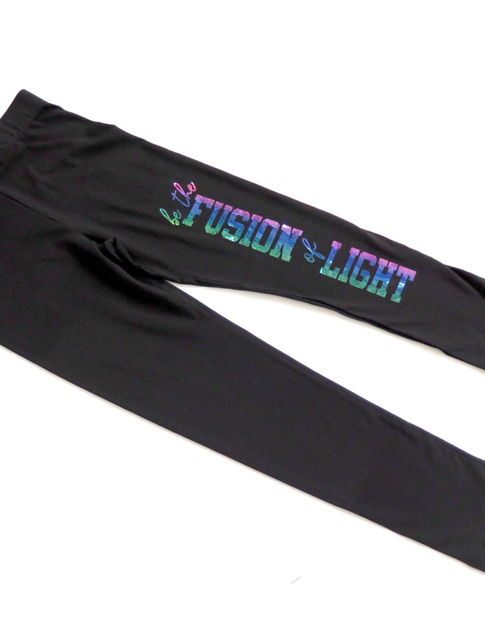 T Star Collection "Be The Fusion of Light" Leggings (XL) by T Star Collection, Manifest Song Performer T Star Verse