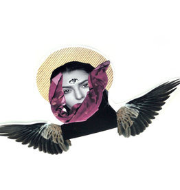 Lizzie Monsreal “Flying Soul” (large) sticker by Lizzie Monsreal