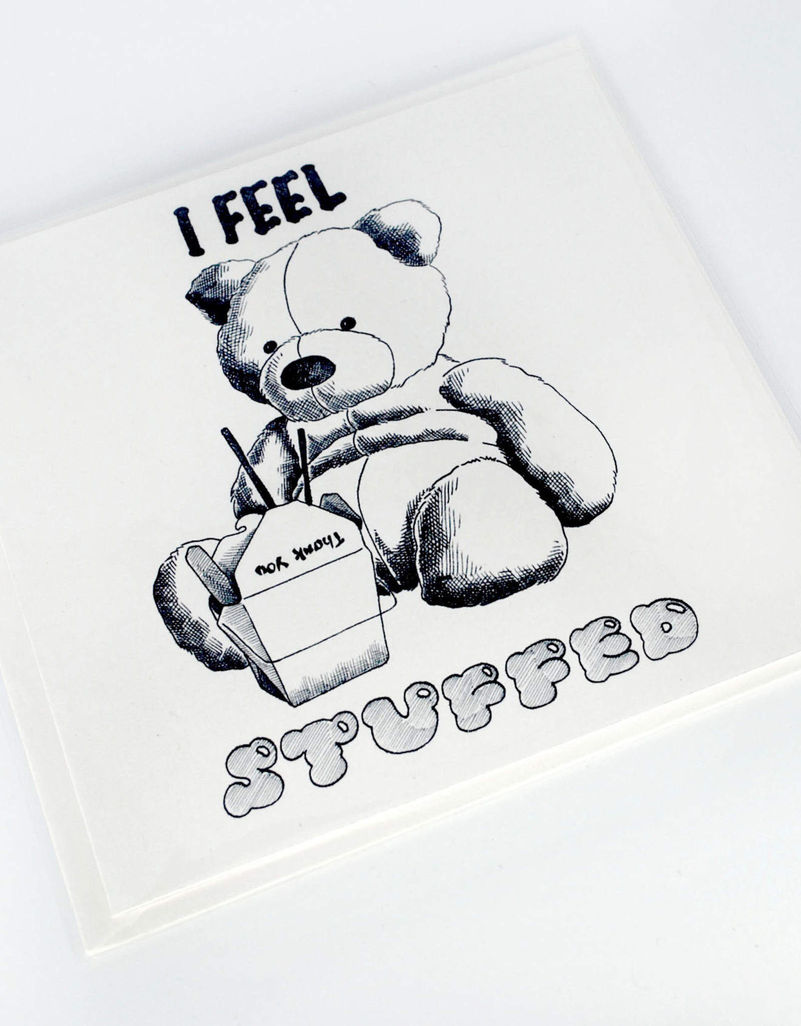 All4Pun "I feel stuffed" Birthday Card  by Scott Dickens, All4Pun