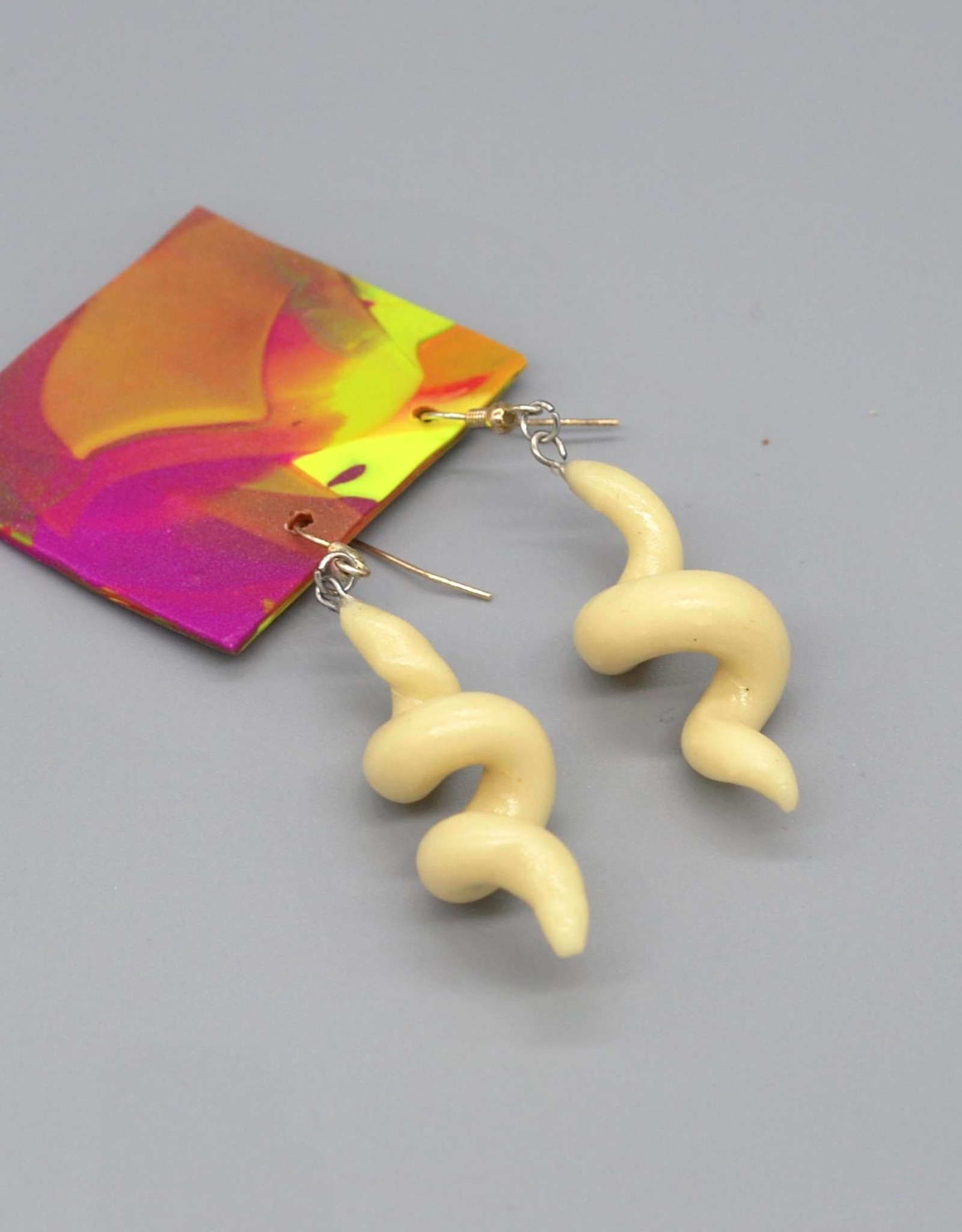 Glow in the Dark “Spiral” Pair of Earrings by GERM Jewelry