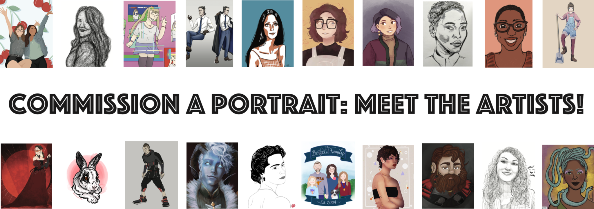 Introducing: ShopColumbia Digital Portrait Commission Artists