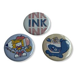 Illustration Student Group (ISG) INK Fest 2021 Button Pack (3)