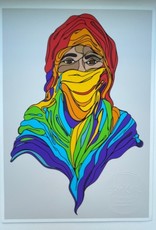 Sam Kirk Rainbow Hijab, Giclee Print by Sam Kirk