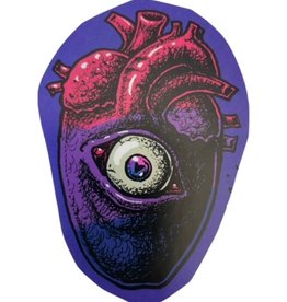 “Gay Horror!" Heart Sticker (Bi) by The Miasma