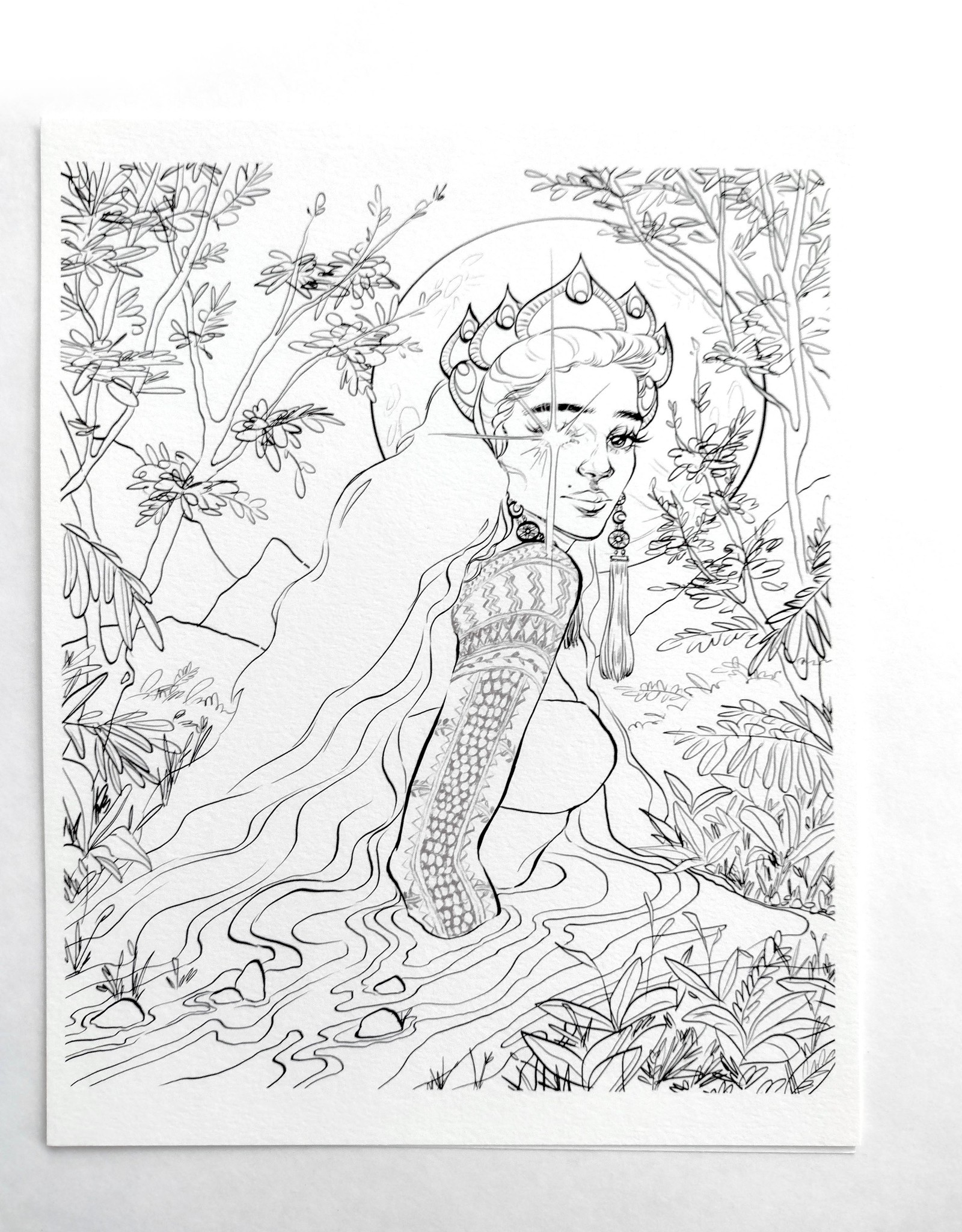 Kristel Becares "Dark Mythology" Coloring Page Pack by Kristel Becares / KRISTEL, INC.