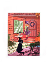 Andrea Bell "Purple Witch" mini print by Andrea Bell
