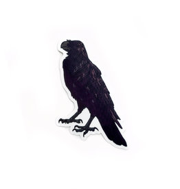 American Crow Vinyl Sticker by Corvidsol