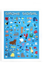 Ivan Brunetti “Smoke Signal” (back) digital print by Ivan Brunetti
