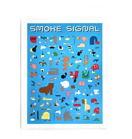 Ivan Brunetti “Smoke Signal” (back) digital print by Ivan Brunetti