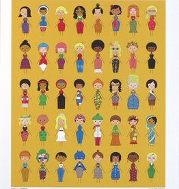 Ivan Brunetti “Forty Women” SIGNED digital print by Ivan Brunetti