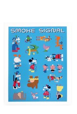 Ivan Brunetti “Smoke Signal” (front) digital print by Ivan Brunetti