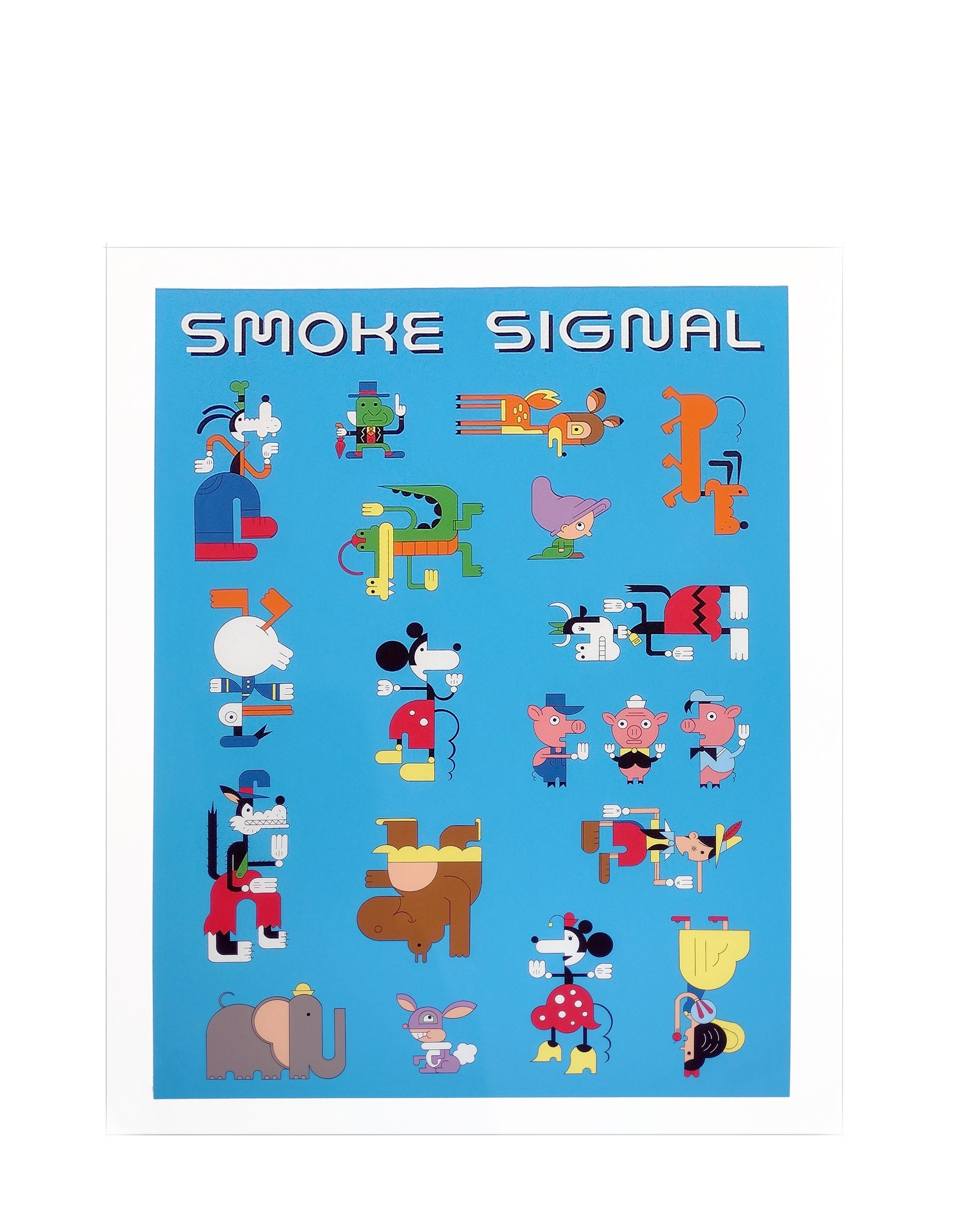 Ivan Brunetti “Smoke Signal” (front) digital print by Ivan Brunetti