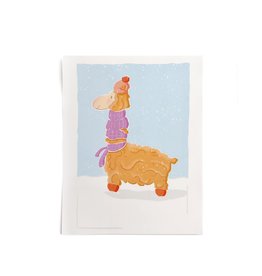 "Llama" print by Kayla Macedo