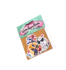 Warm Fuzzy Friends sticker pack by Kara Garcia