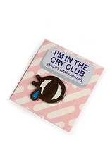 Andrea Bell "Cry Club" Enamel Pin by Andrea Bell