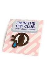 Andrea Bell "Cry Club" Enamel Pin by Andrea Bell