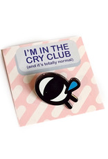 Andrea Bell "Cry Club" Enamel Pin by Andrea Bell