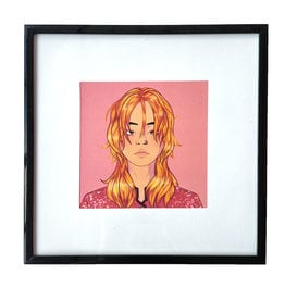 "Hua" framed digital print by Sundropii