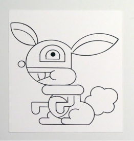 Ivan Brunetti Rabbit, Illustration by Ivan Brunetti