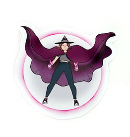 "Full Power Witch" sticker by ALH Visuals
