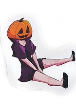 "Pumpkin Head" sticker by Anami