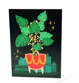 Plants Monstera greeting card by Paper Cat Co.