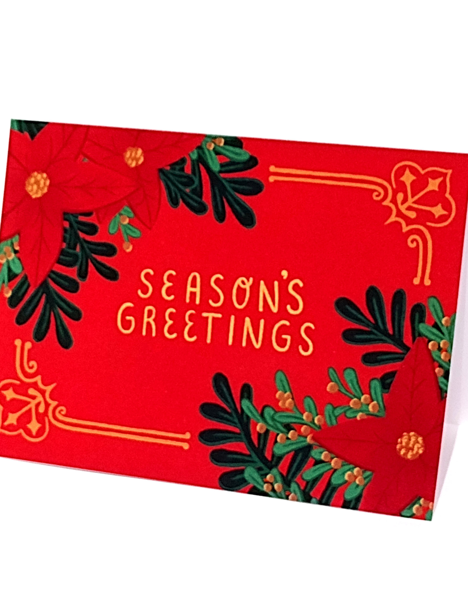 Classic Season's Greetings greeting card by Paper Cat Co.