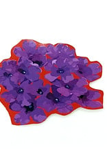 Small Purple Flower sticker by Zozzle.Art