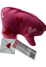 Pink Frog, Valentine's Day Collection (large) by Macramentadas