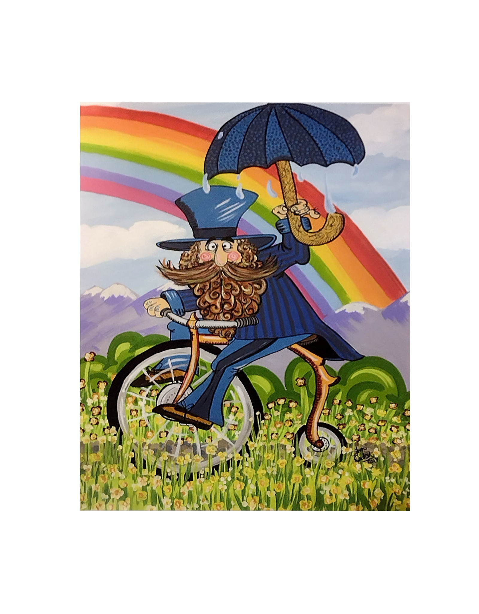 "Rainbow Ride" print by Tim Decker