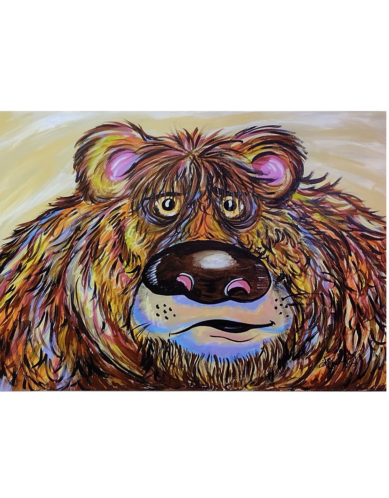 "Grizzly Bear" print by Tim Decker