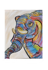 "Rainbow Elephant" print by Tim Decker