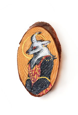 "Dapper Goat" illustrated plaque by Skellulite