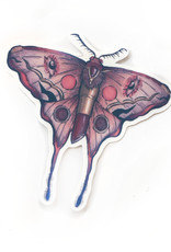 "Markup Moth" sticker by Giovanna Martin