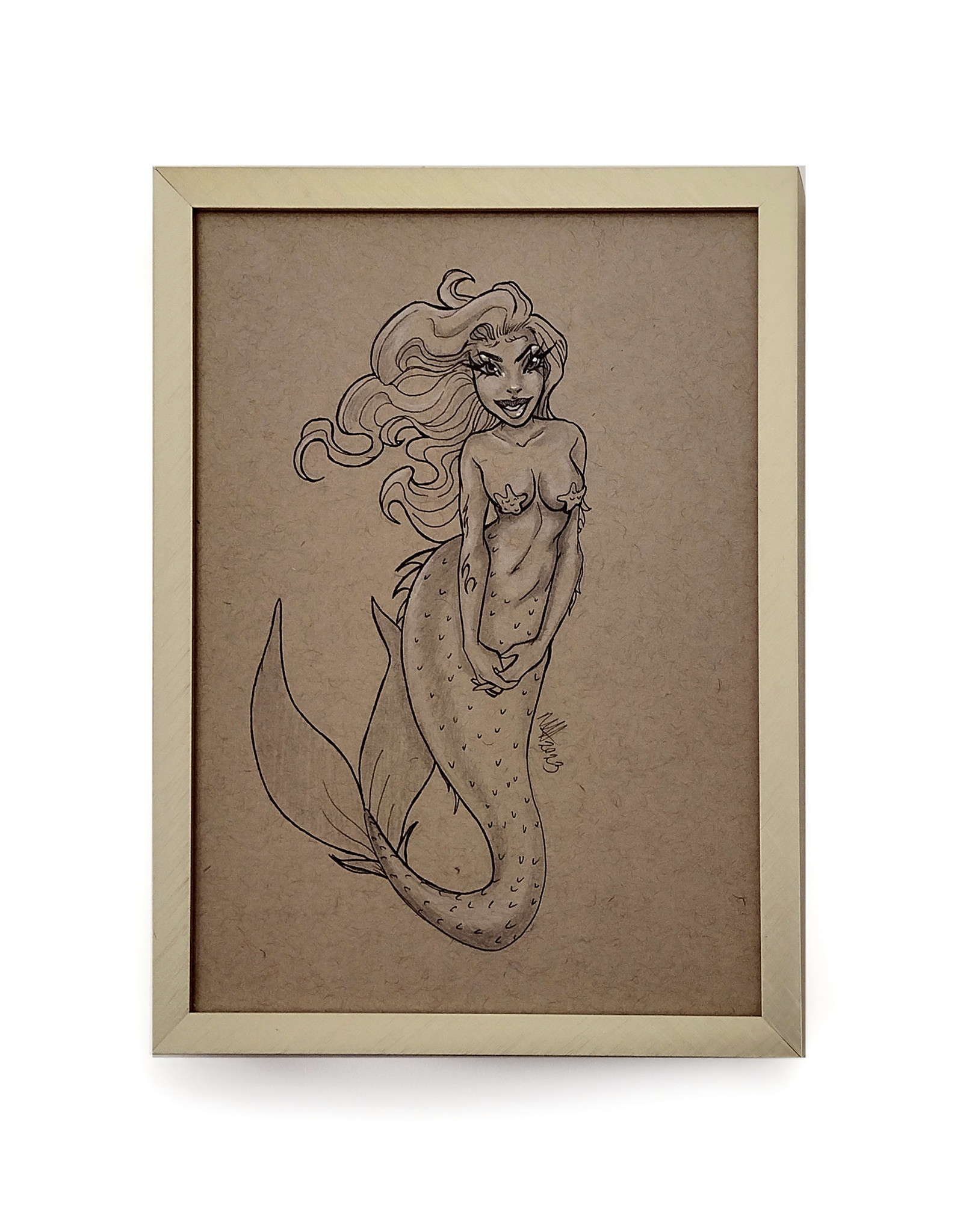 Morgan Illustrates "Graphite Mermaid" by Morgan Illustrates