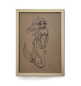 Morgan Illustrates "Graphite Mermaid" by Morgan Illustrates
