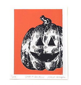 Maya Krueger Art Jack-O-Lantern print by Maya Krueger Art