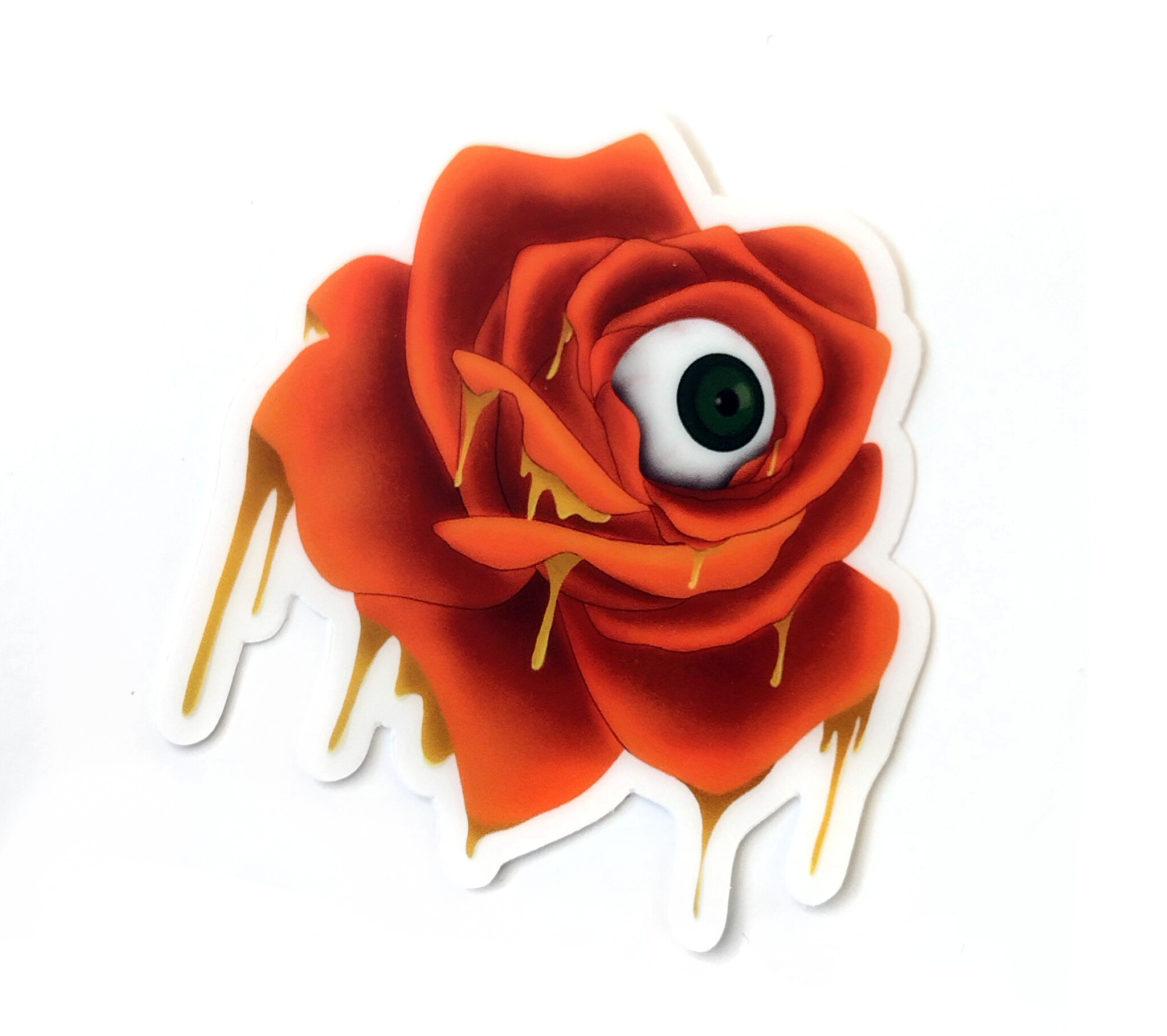 Eye Candy Orange sticker by Lake Columbia College Chicago