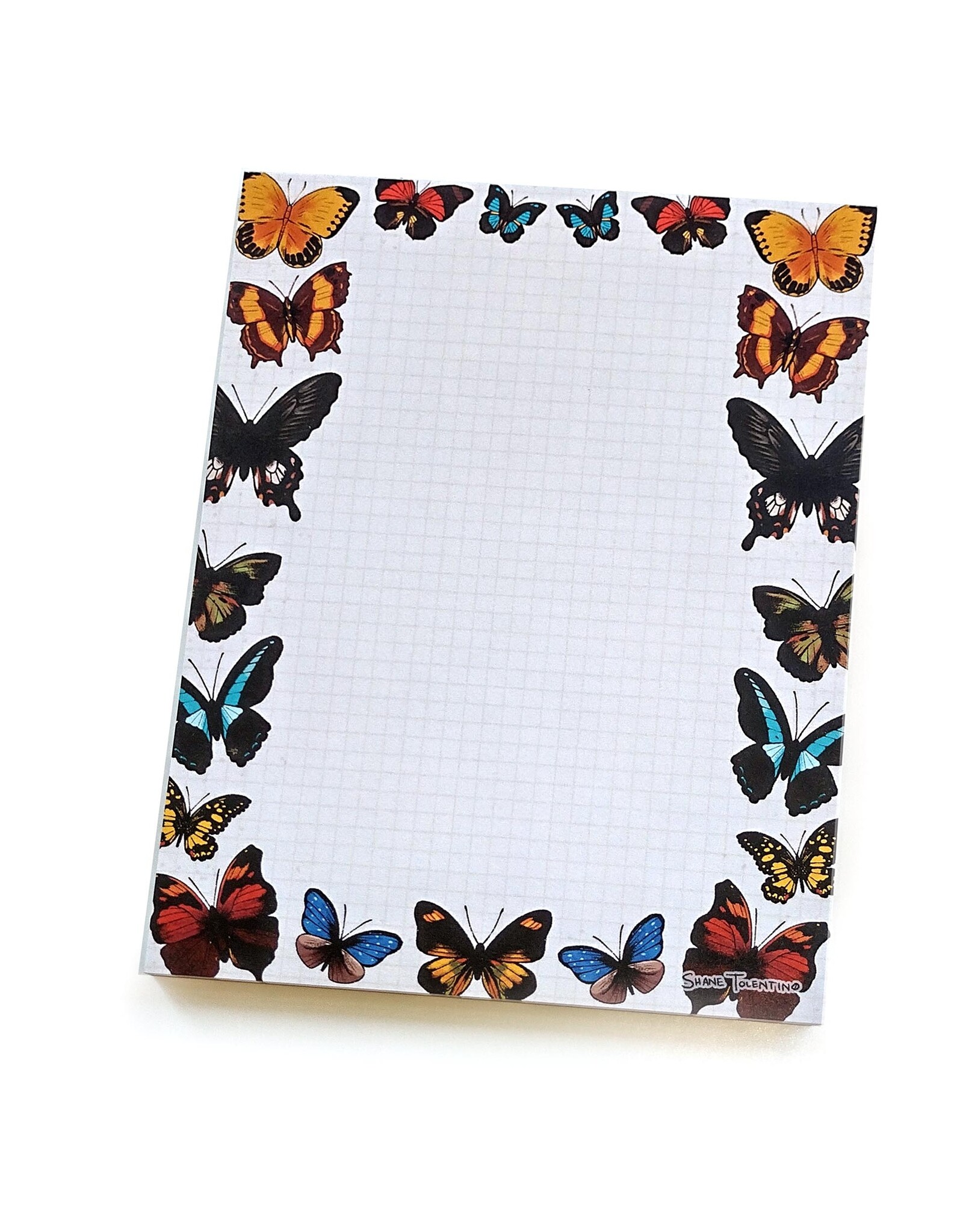 Shane Tolentino Butterfly Notepad by Shane Tolentino