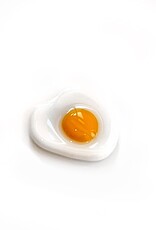 Egg - Fused Glass Magnet by Carley Brown