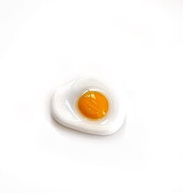 Egg - Fused Glass Magnet by Carley Brown