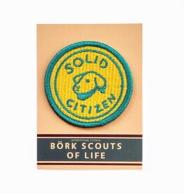 Andrea Bell "Solid Citizen Bork" Iron-on Patch by Andrea Bell