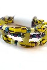 Yellow Coiled Bracelet by Muur Jewels