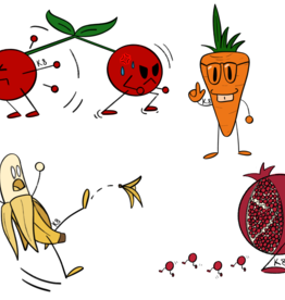 Fruit Sticker by K8