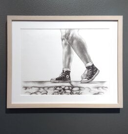 Maya Krueger Art Drawing for “on my way” FRAMED by Maya Krueger Art