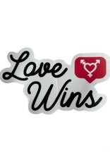 Bad Humor Club "Love Wins" Sticker by Bad Humor Club