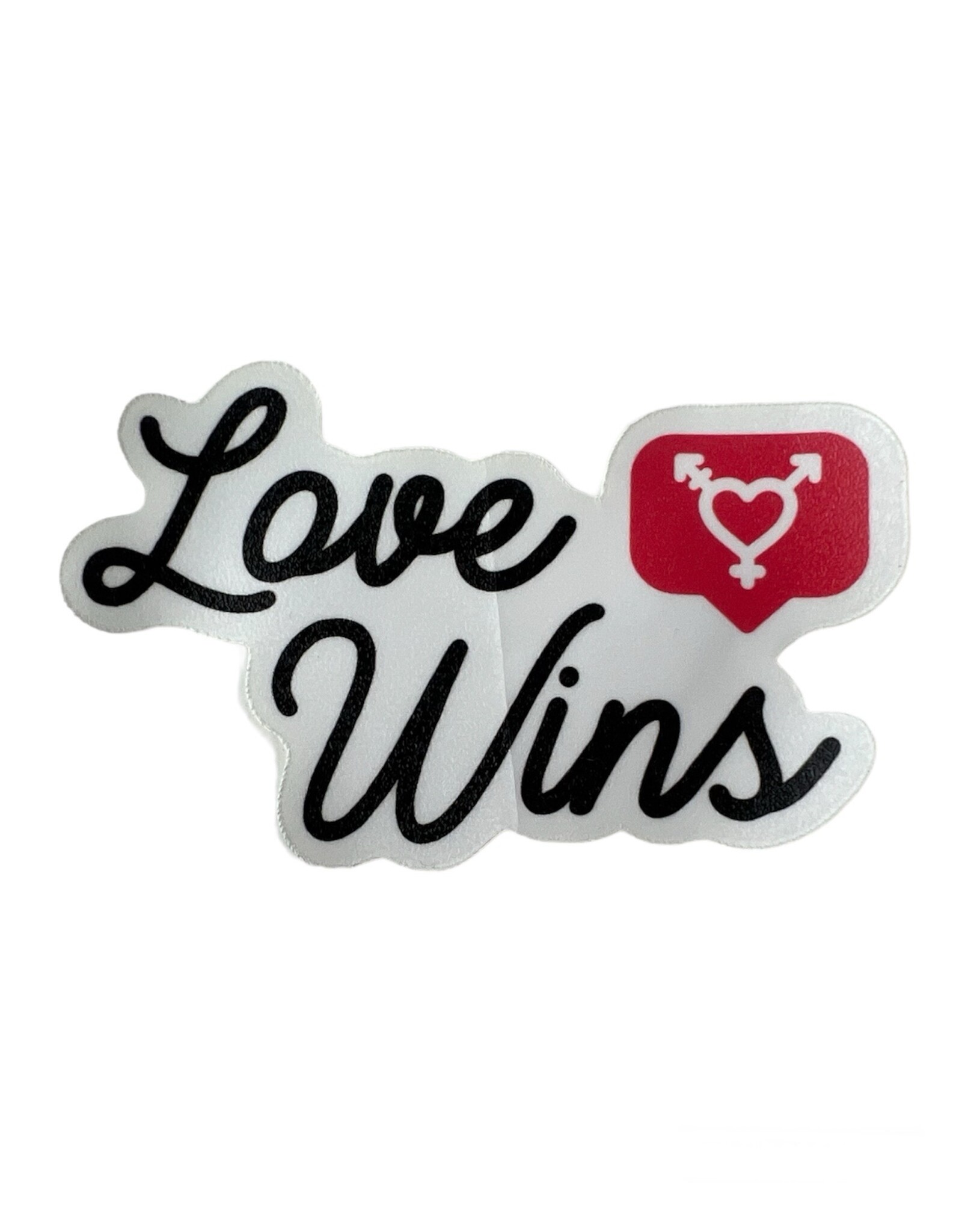 Bad Humor Club "Love Wins" Sticker by Bad Humor Club