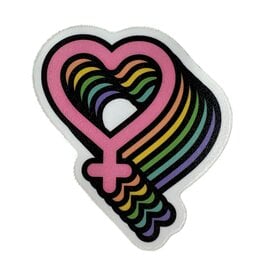 Bad Humor Club "Lesbian Love" Sticker by Bad Humor Club