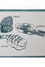 "Sushi" RISO print by Eloise Park